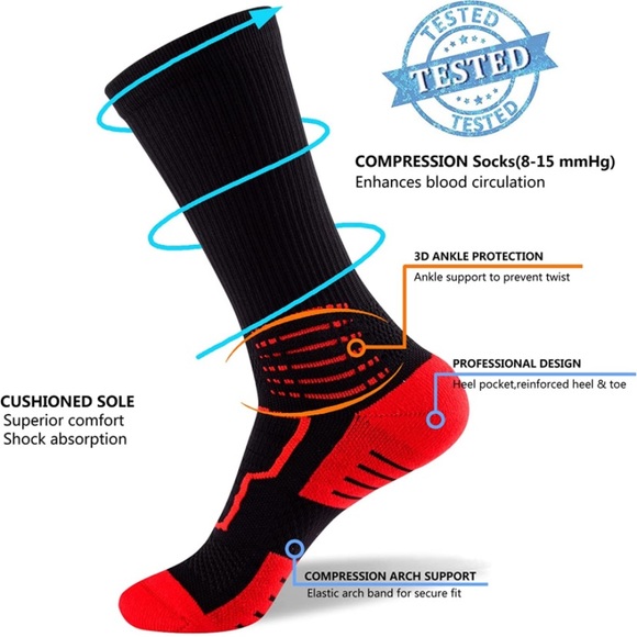 Basketball socks Ankle Protection - Picture 1 of 2